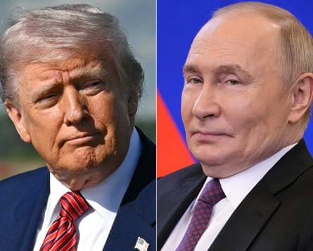 A composite of Donald Trump and Vladimir Putin