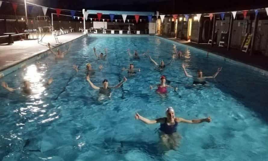 Neil Rushton and the trustees at Wiveliscombe’s community swimming pool