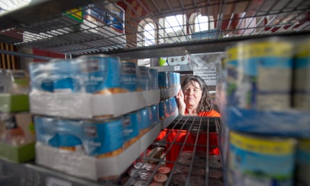 Louise Ferguson, manager of the Larder community food centre.