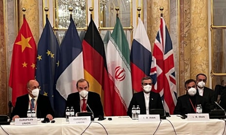 Representatives from Iran and the EU at the nuclear talks in Vienna this week