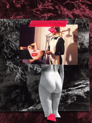 a collage of women’s bodies done different photos