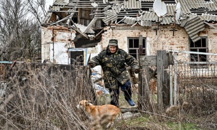 A house in Zaliznychne village, Zaporizhzhia region