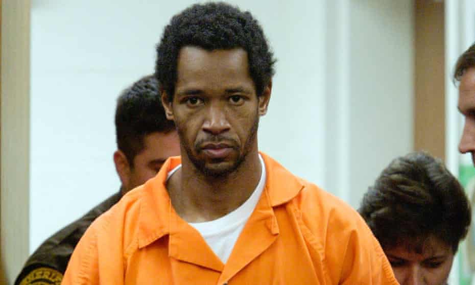 John Allen Muhammad being sentenced in Manassas, Virginia, in 2002