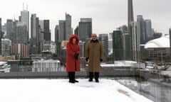 Margaret Atwood and Alan Yentob in Toronto.