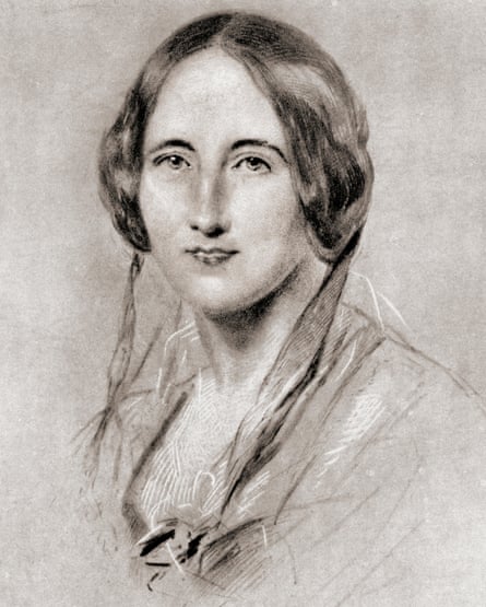 Illustration of English novelist and short story writer Elizabeth Gaskell.