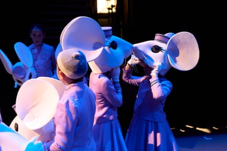 Behind the scenes during a rehearsal of Rossini’s Cinderella (La Cenerentola). A new production by English National Opera at the Coliseum, London