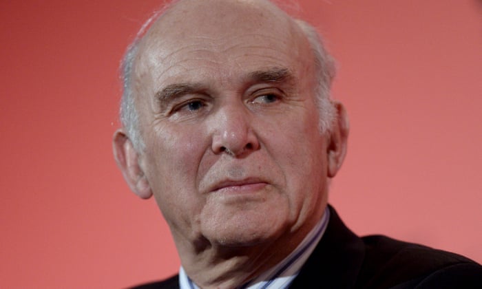 Former Cabinet minister Vince Cable.