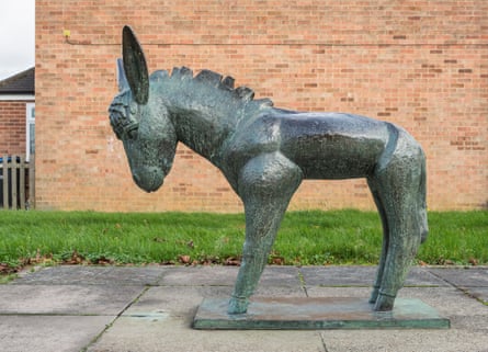 Donkey (1955) by Willi Soukop, part of Harlow’s Sculpture Town.