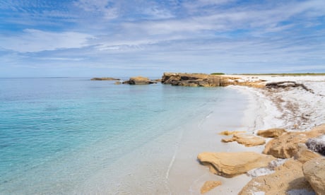 Is Arutas beach, near Oristano, Sardinia.