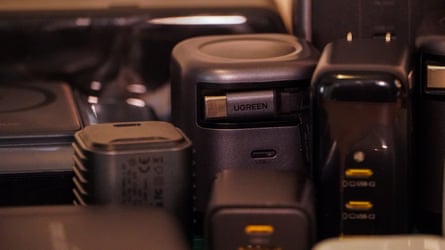 Ugreen Nexode X606 in a group of usb-c chargers