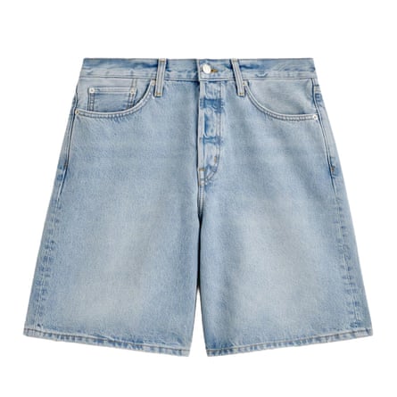 Cos knee-length denim shorts.