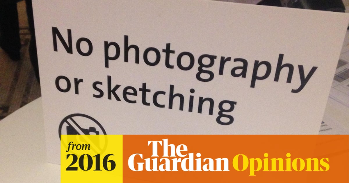 No sketching': V&A signs betray everything the museum stands for