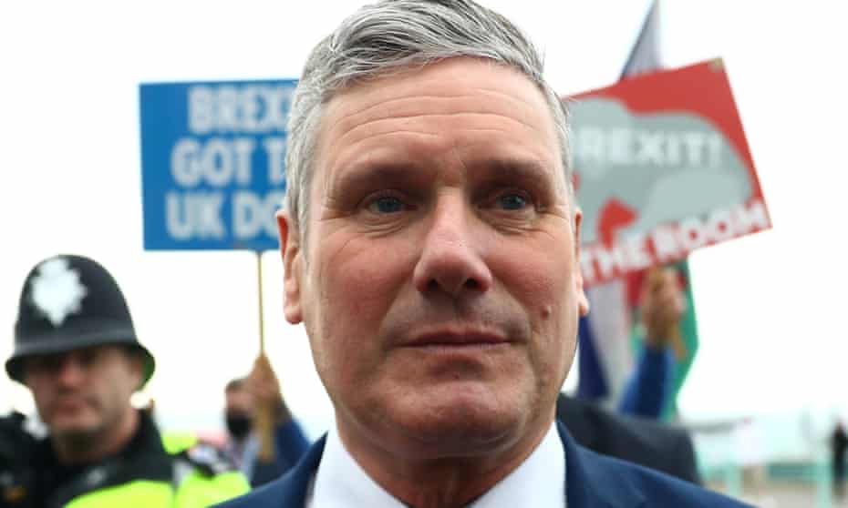 Sir Keir Starmer in Brighton for the Labour party conference.