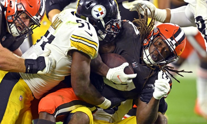 Cleveland Browns grind out win over Steelers to rebound from epic meltdown | NFL | The Guardian