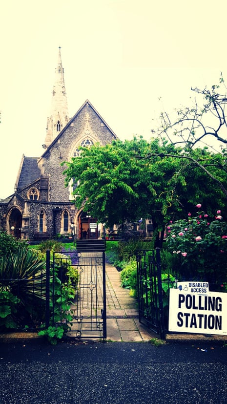 The prettiest polling station in the land? It is according to one reader, who sent this from near her home in Hove, East Sussex.