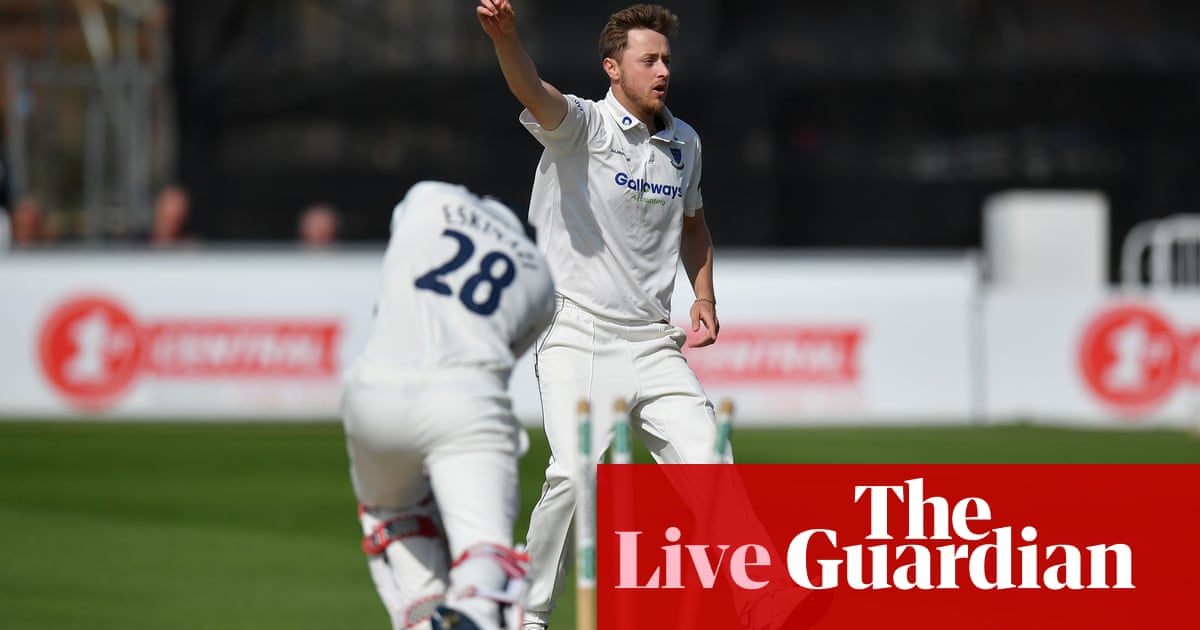 County cricket: Robinson’s 10-wicket haul puts Sussex in command – as it happened