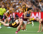 Hawthorn Hawks v Brisbane Lions: AFL preliminary final – live