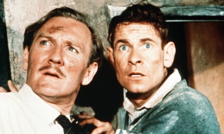 Baxter and Leslie Phillips in the 1964 film Father Came Too