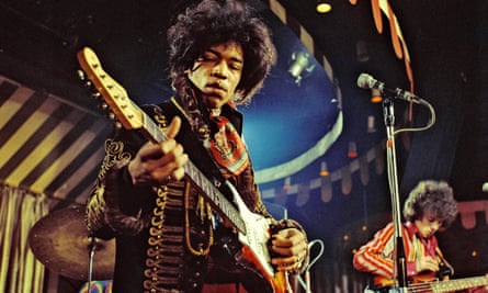 The Jimi Hendrix Experience performing in 1967