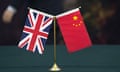 UK and Chinese flag