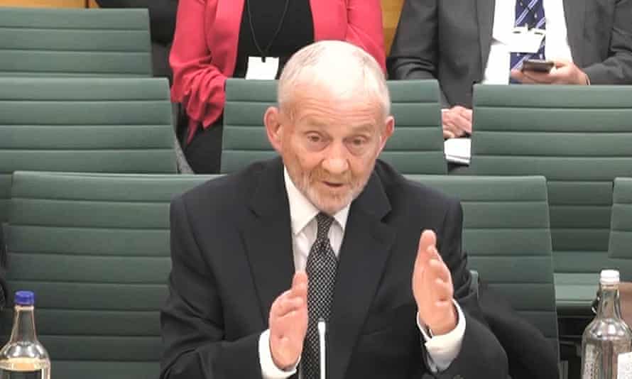 County chairs renew ECB power struggle with fresh blueprint for cricket | County Championship 2 Mike O’Farrell speaking at the DCMS select committee hearing in January