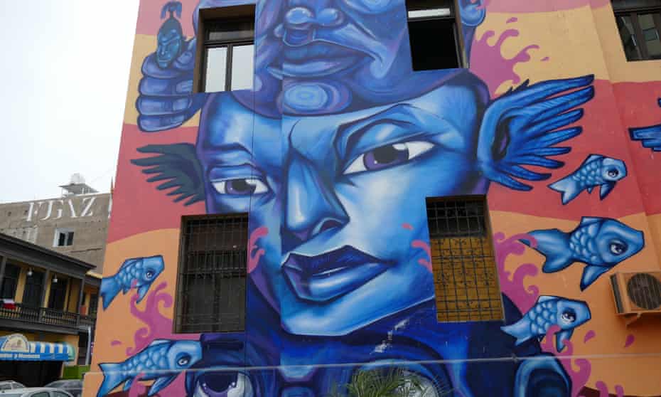 One of the many murals transforming Lima’s Callao neighbourhood.