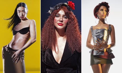Rina Sawayama, Kate Bush and Raye, three female artists who produced their own pop.