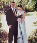 Hayley et Sean le jour de leur mariage en 1998 à Sausalito, Californie