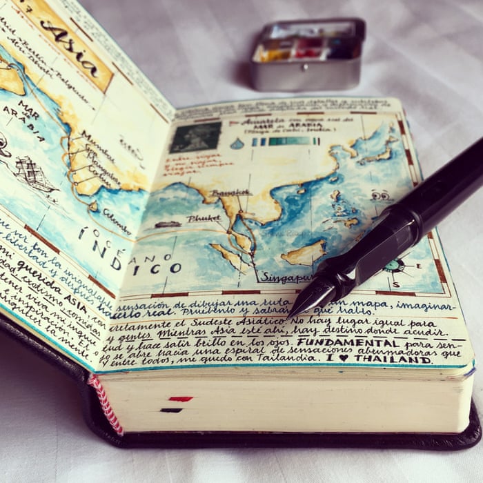 The Art Of The Travel Diary In Pictures Art And Design The Guardian