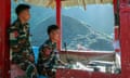 Rebel soldiers at an outpost in Camp Victoria, the headquarter of Chin National Army (CNA), an alliance of ethnic rebel groups fighting junta in the Chin province of Myanmar.