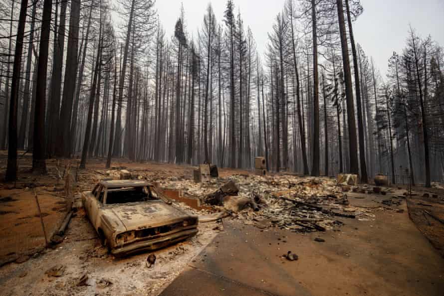 The town of Grizzly Flats, which was destroyed by the Caldor fire in August.