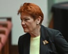 Australia politics live: One Nation files three years of overdue financial returns hours before deadline
