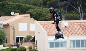 Franky Zapata on the Flyboard Air.