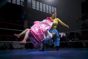 Bolivian wrestlers