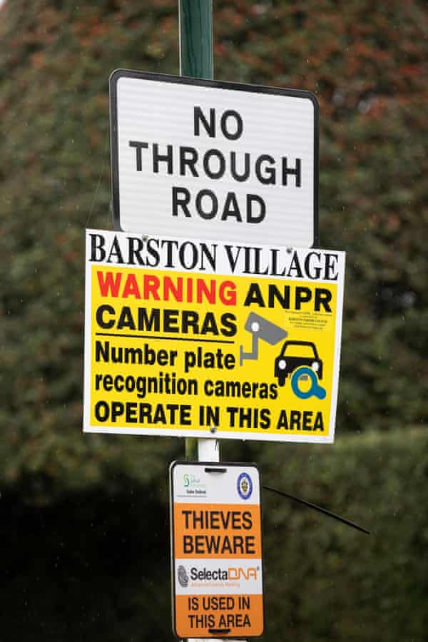 Anti-fly-tipping signage in Barston, West Midlands