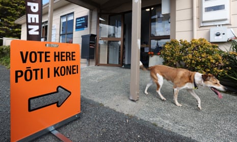 A polling station in Auckland, New Zealand last year.