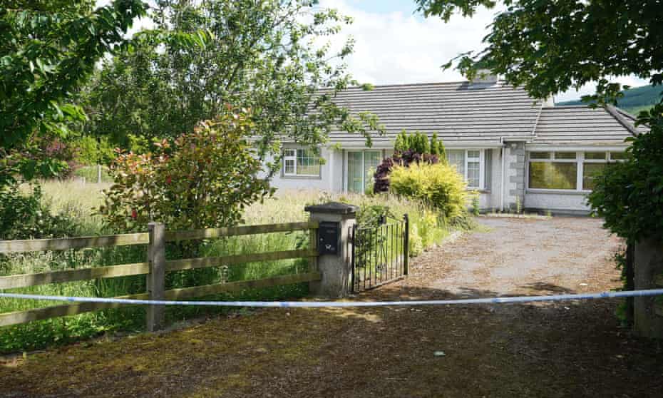 The couple's property in Rossane