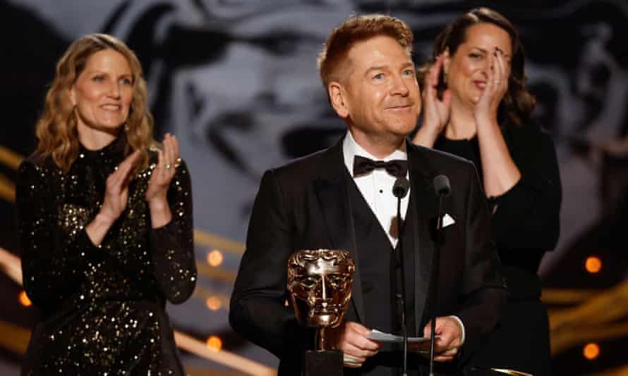 Kenneth Branagh collects the gong for Belfast.