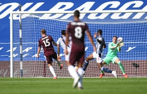 Johnstone saves from Barnes.