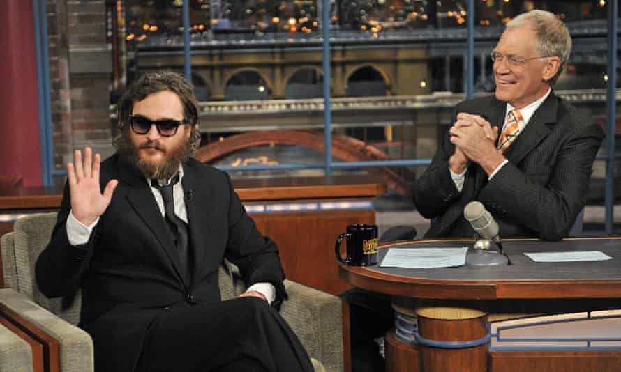 His infamous appearance on David Letterman.