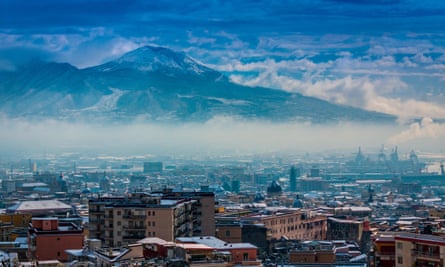A view of Naples in winter