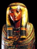 The Egyptian coffin of Sha-Amun-em-su.