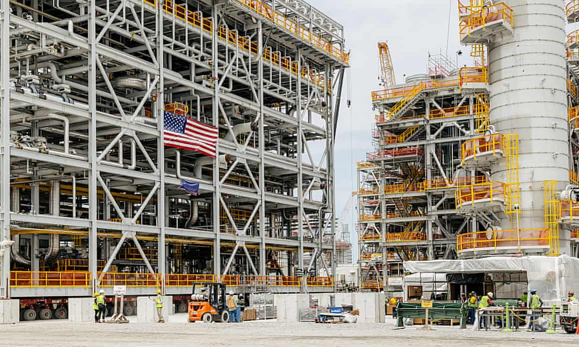 A liquefied natural gas plant