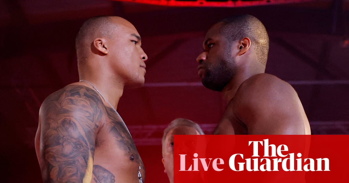 Fabio Wardley v Daniel Dubois: boxing heavyweight title – live