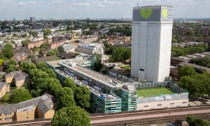 Grenfell Tower in west London