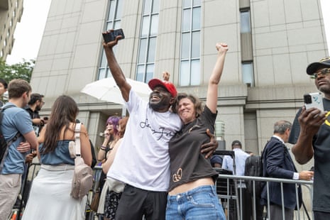 Let Puffy go': outside court, Sean 'Diddy' Combs supporters hail verdict | Sean 'Diddy' Combs | The Guardian
