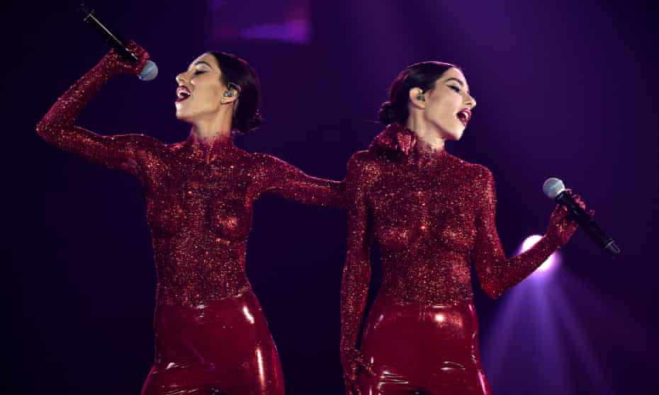 The Veronicas perform during the 30th ARIA Awards