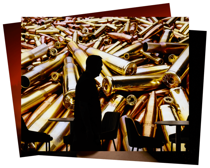 An arms fair, Lady Gaga’s boots and parked trains: photos of the day – Tuesday