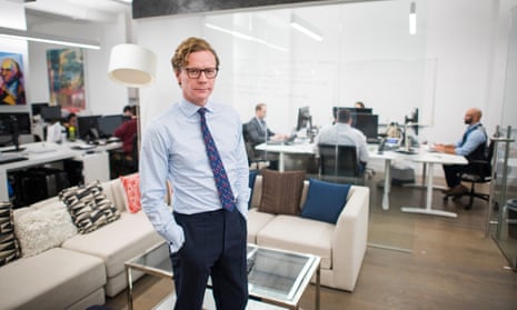 Cambridge Analytica CEO Alexander Nix at the company’s office in New York City on 24 October 2016.