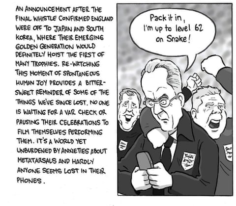 David Squires on David Beckham v Greece, October 2001, panel 7